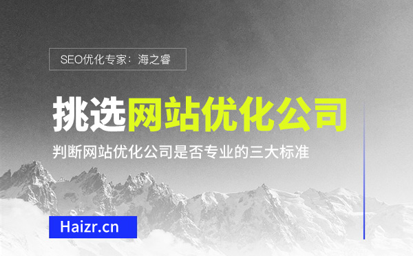 判斷網站優化公司是否專業的三大標準